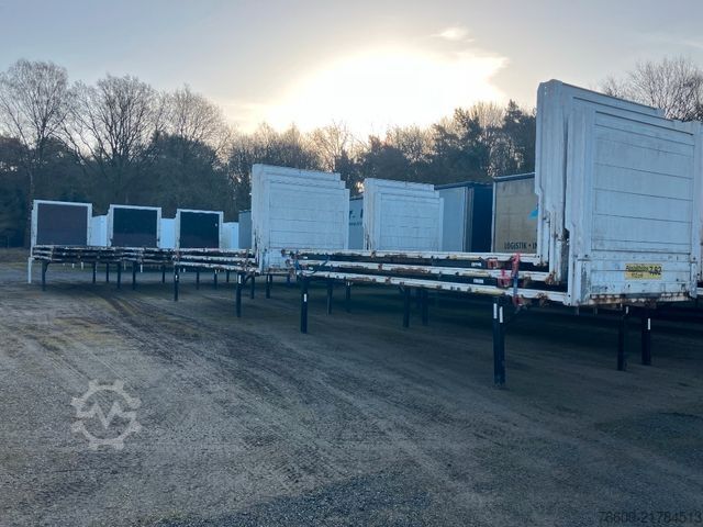 Swap body trailer KRONE Wechselbrücke Pritsche