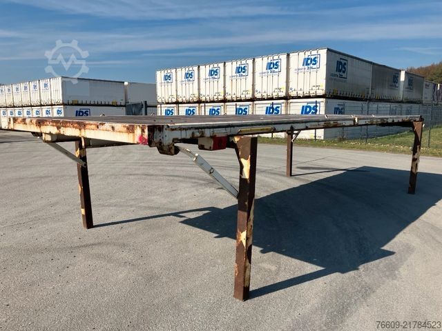 Swap body trailer KRONE Wechselbrücke Pritsche