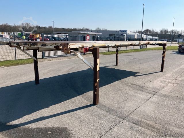 Swap body trailer KRONE Wechselbrücke Pritsche