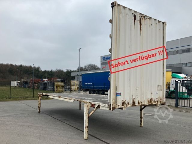 Swap body trailer KRONE Wechselbrücke Pritsche