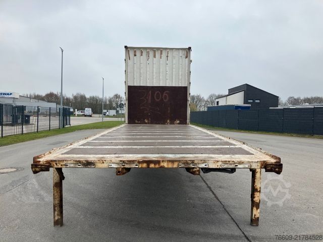Swap body trailer KRONE Wechselbrücke Pritsche