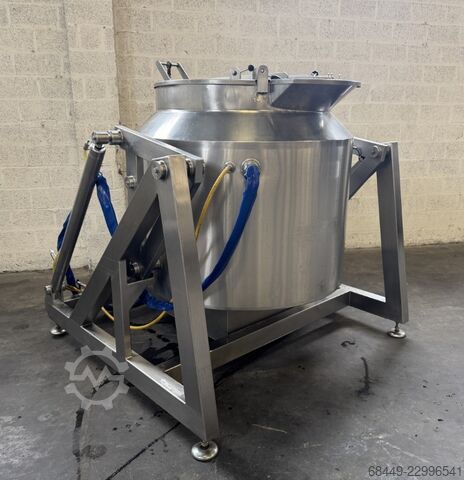 Koch-Rührkessel, Typ KRWK 500 Spako Verticale kook-roerketel met schraapwerk