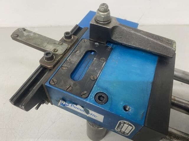 Pneumatic gripper feeder, strip feeder - spare part donor - pressure plate (piston) missing, mater FESTO BV 100-70