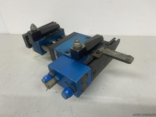 Pneumatic gripper feeder, strip feeder - spare part donor - pressure plate (piston) missing, mater FESTO BV 100-70