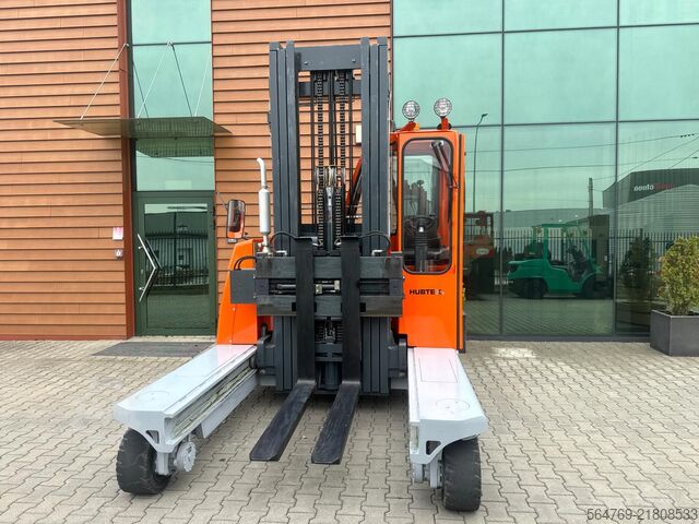4-way forklift Combilift Hubtex DQ45/Only 3310 h/Telscopic forks