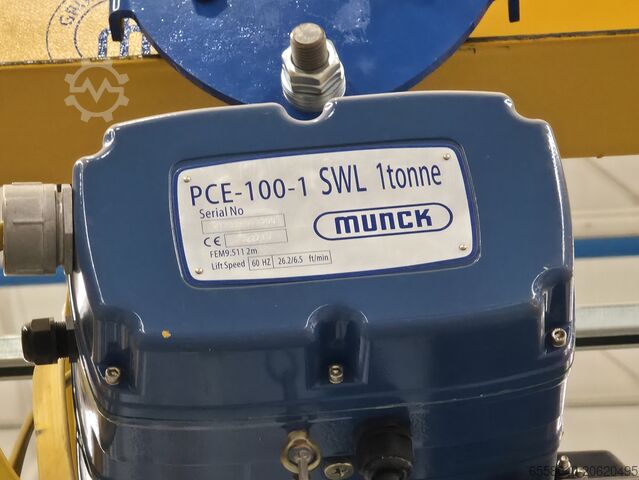 1-ton traveling crane MUNCK PCE1001