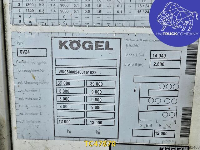 Refrigerated/frozen transport Kögel 