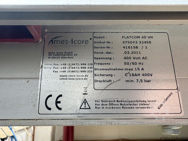 CNC Bearbeitungszentrum IMES-ICORE FLATCOM 40 VH