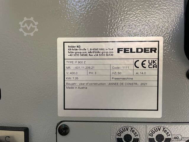 Wood milling machine FELDER KG F900Z