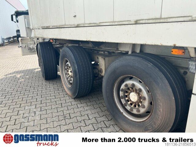 Semitrailer  KWB, P-393-STI-R-1, 2x Lenkachse,