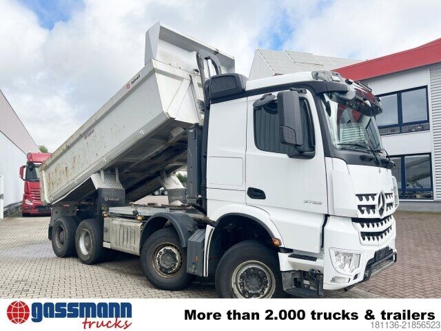 Special purpose truck Mercedes-Benz Arocs 3253 K 8x4/4, Retarder, Stahlmulde ca.
