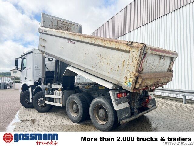 Special purpose truck Mercedes-Benz Arocs 3253 K 8x4/4, Retarder, Stahlmulde ca.