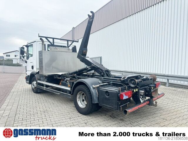 Roll-off tipper truck MAN TGL 12.250 4x2 BL, Palfinger Abroller P 07-25MPA,