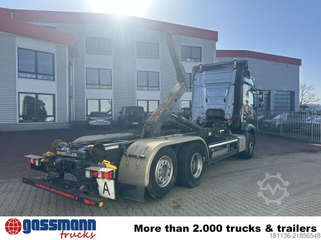 Roll-off tipper truck Mercedes-Benz Actros 2548 L 6x2, Liftachse, Retarder, Navi,