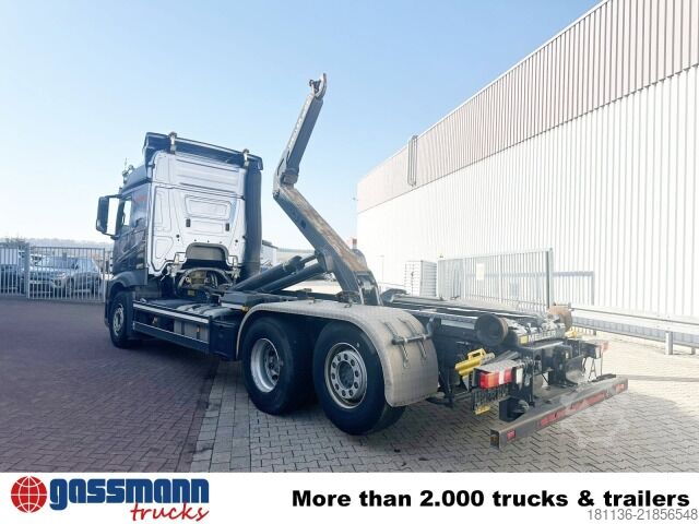 Roll-off tipper truck Mercedes-Benz Actros 2548 L 6x2, Liftachse, Retarder, Navi,