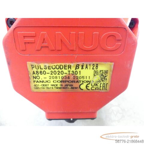 Control unit Fanuc A06B-0061-B003 + A860-2020-T301 Pulsecoder SN: C225F314F