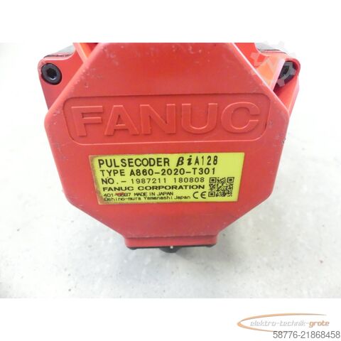 Control unit Fanuc A06B-0063-B003 AC Servo Motor SN: C189F351E + A860-2020-T301 Pulsecoder