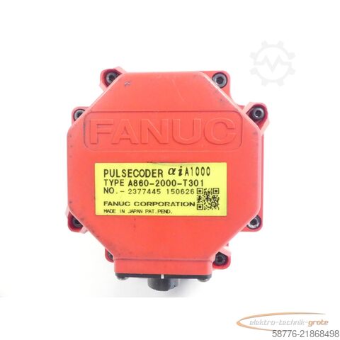 Control unit Fanuc A06B-0218-B100 AC Servo Motor SN: C157F2B53 + Pulsecoder A860-2000-T301