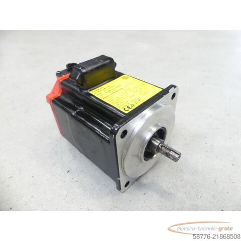 Control unit Fanuc A06B-0218-B200 AC Servo Motor SN: C148F2F0D mit A860-2000-T301 Pulsecoder