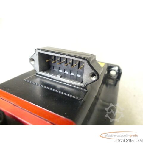 Control unit Fanuc A06B-0218-B200 AC Servo Motor SN: C148F2F0D mit A860-2000-T301 Pulsecoder