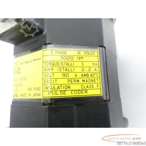 Control unit Fanuc A06B-0310-B031 AC Servo Motor SN: C90ZF0439