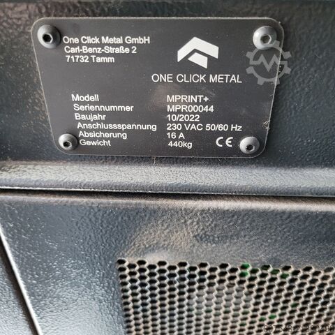 One Click Metal OCM 3D metal printer One Click Metal MPRINT+
