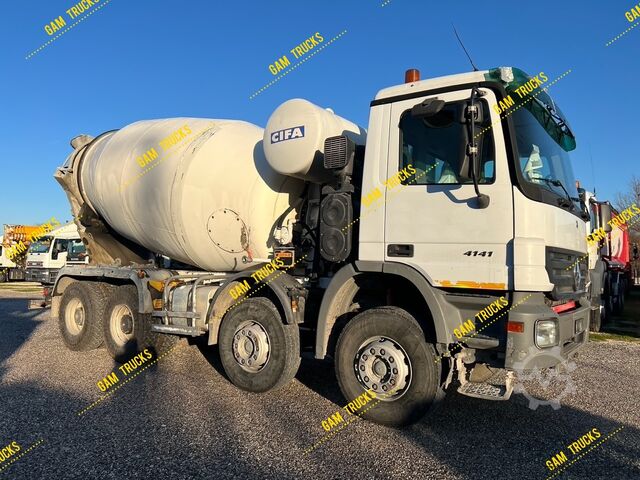 Concrete mixer truck Mercedes-Benz Actros 4141B Betonmischer CIFA 13cbm