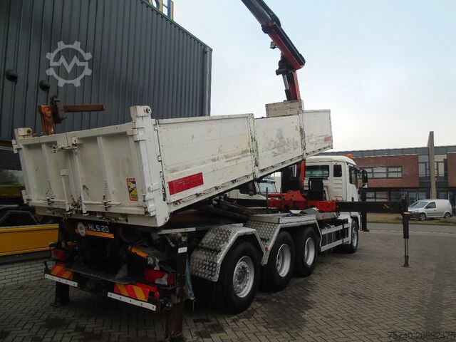Crane truck MAN TGS 32.400 + PALFINGER PK23.001EH + HOOKSYSTEM ...
