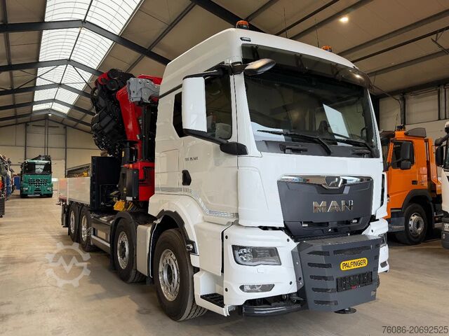 Crane truck MAN TGS 35.510 IN ARRIVAL/ COMING IN!!! NEW/NEU PAL...