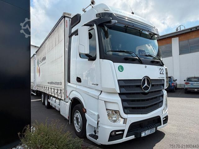 Sliding tarpaulin Mercedes-Benz Actros 2542 L 6x2 Standklima Retarder