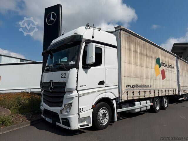 Sliding tarpaulin Mercedes-Benz Actros 2542 L 6x2 Standklima Retarder