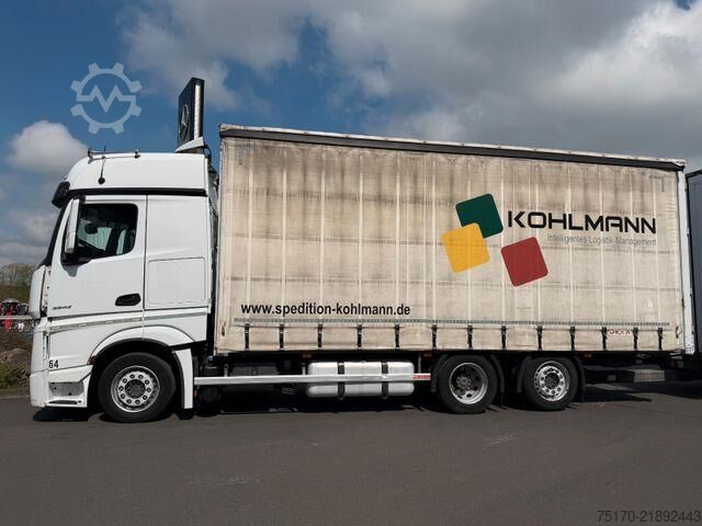 Sliding tarpaulin Mercedes-Benz Actros 2542 L 6x2 Standklima Retarder