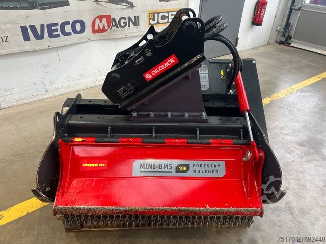 Shredder Seppi M. MINI-BMS 105 Forstmulcher / OQ45-5 / 5-10 to DE