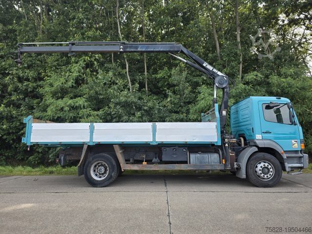 Kipper LKW MERCEDES-BENZ Atego 1828 Kipper + Kran Hiab 102