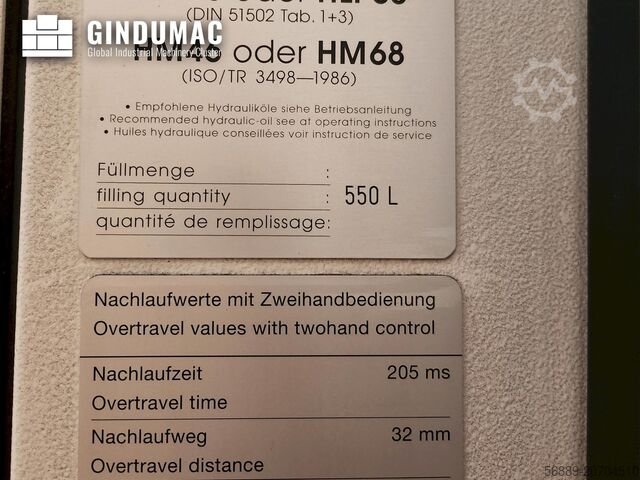 Abkantpresse HAMMERLE BM 200 - 3100