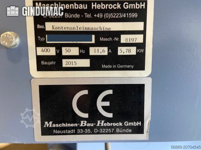 Edgebander HEBROCK TOP 2000 PLUS