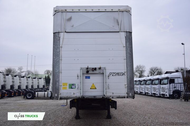 Open semitrailer with tarp SCHMITZ CARGOBULL SCS24/L Varios