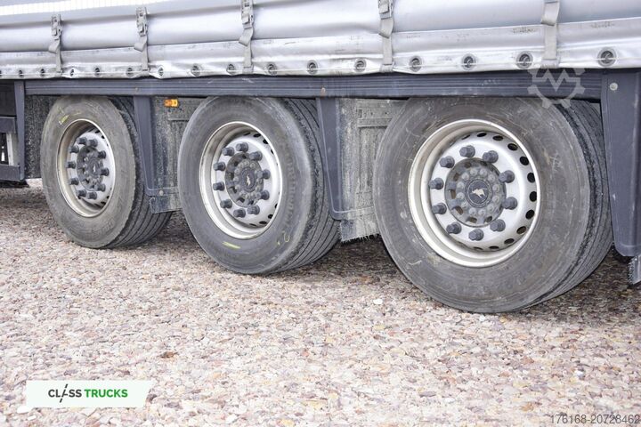 Open semitrailer with tarp SCHMITZ CARGOBULL SCS24/L Varios