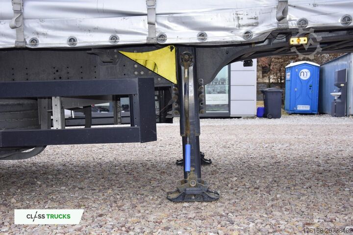 Open semitrailer with tarp SCHMITZ CARGOBULL SCS24/L Varios