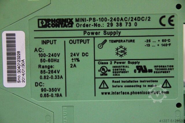Hutschienen-Netzteil Phoenix Contact MINI-PS-100-240AC/24DC/2