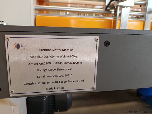 Slotter & casemaker Zhaoli 1400x400mm Stege-Slotter