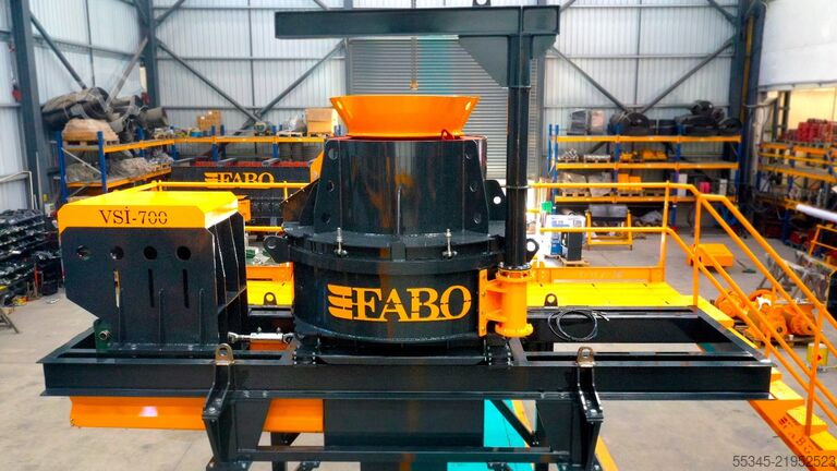 Impact crusher FABO VSI CRUSHER VSI 700 VERTICAL SHAFT IMPACT CRUSHER