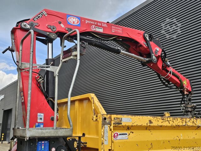 Tipper with crane MAN TGM 18.250 4x4 BB / CRANE + 3 SIDE TIPPER