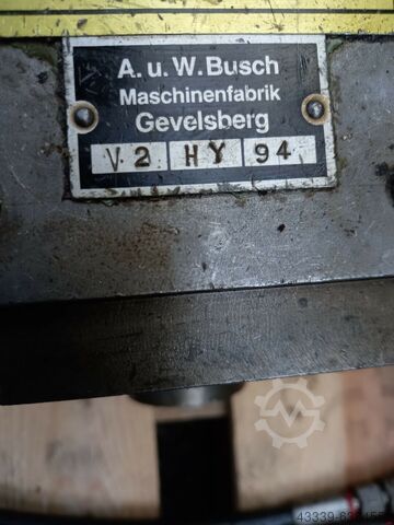 Hydraulic machine vice BUSCH V2 HY 94