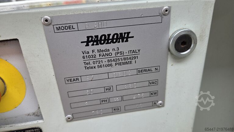 Paoloni P 300 panel saw with scorer Paoloni p300
