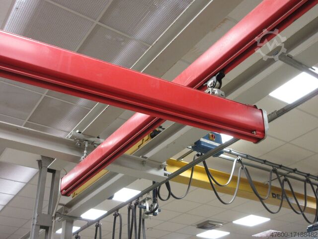 Kranhimmel Kran Hallenkran Kranbahn Demag Kranbahn KBK2 500KG 8x5,5m Zubehör Demag KBK 2 II KBK2 500Kg + Kettenzug