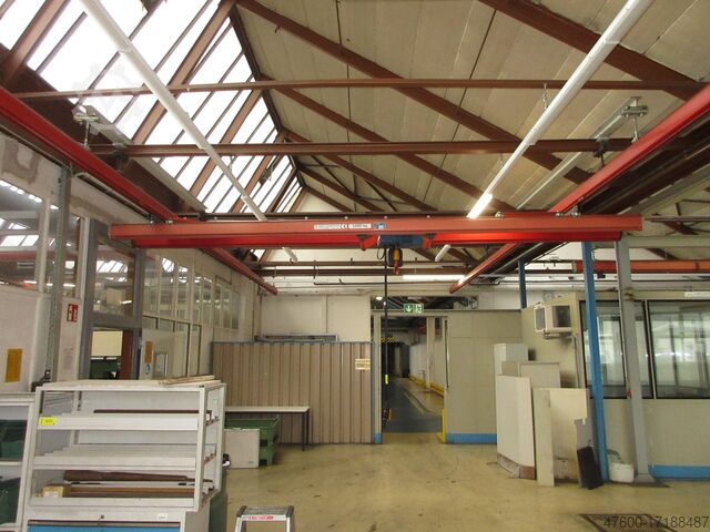 Kranhimmel Kran Hallenkran Kranbahn Demag Kranbahn KBK2 800KG 18x6m Zubehör Demag KBK 2 II KBK2 800Kg + Kettenzug