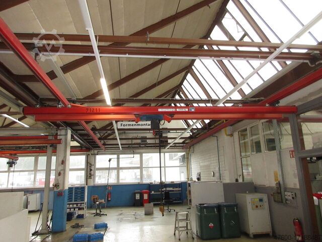 Kranhimmel Kran Hallenkran Kranbahn Demag Kranbahn KBK2 800KG 18x6m Zubehör Demag KBK 2 II KBK2 800Kg + Kettenzug