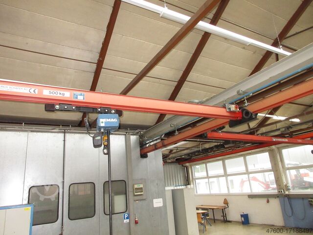 Kranhimmel Kran Hallenkran Kranbahn Demag Kranbahn KBK2 500KG 6x5m Zubehör Demag KBK 2 II KBK2 500Kg + Kettenzug