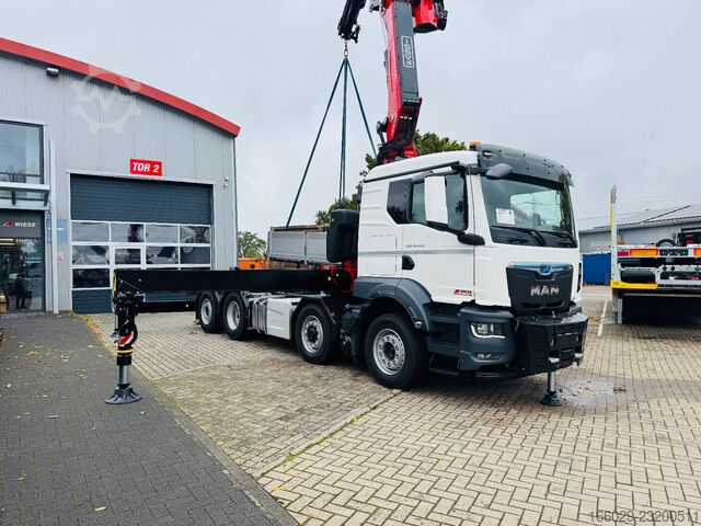 Schwerlast LKW/SZM MAN TGS 35.520 8x2 Hydrodrive 8x4, Fassi F805 techno